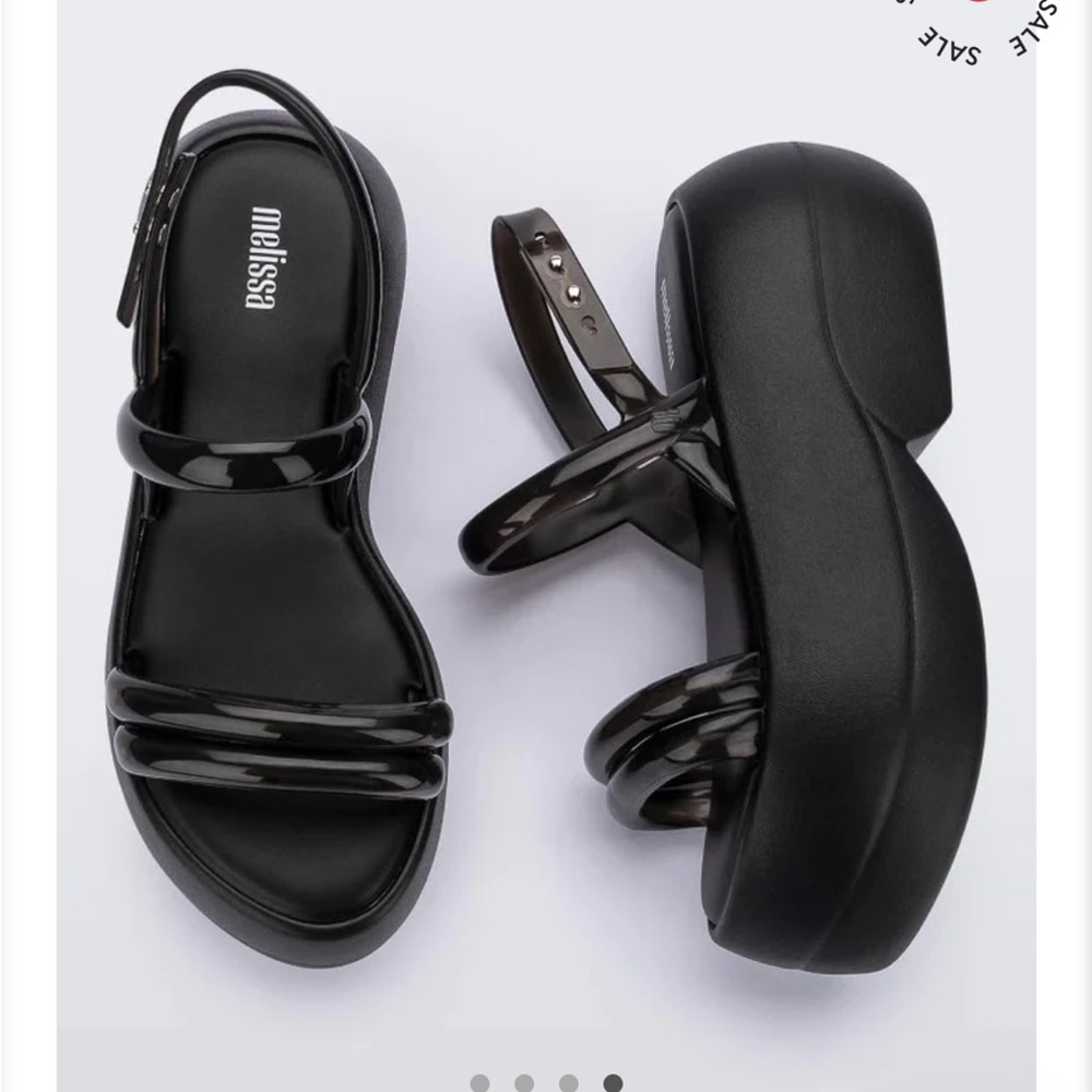 MELISSA  Airbubble Platform with box. Worn once excellent condition.